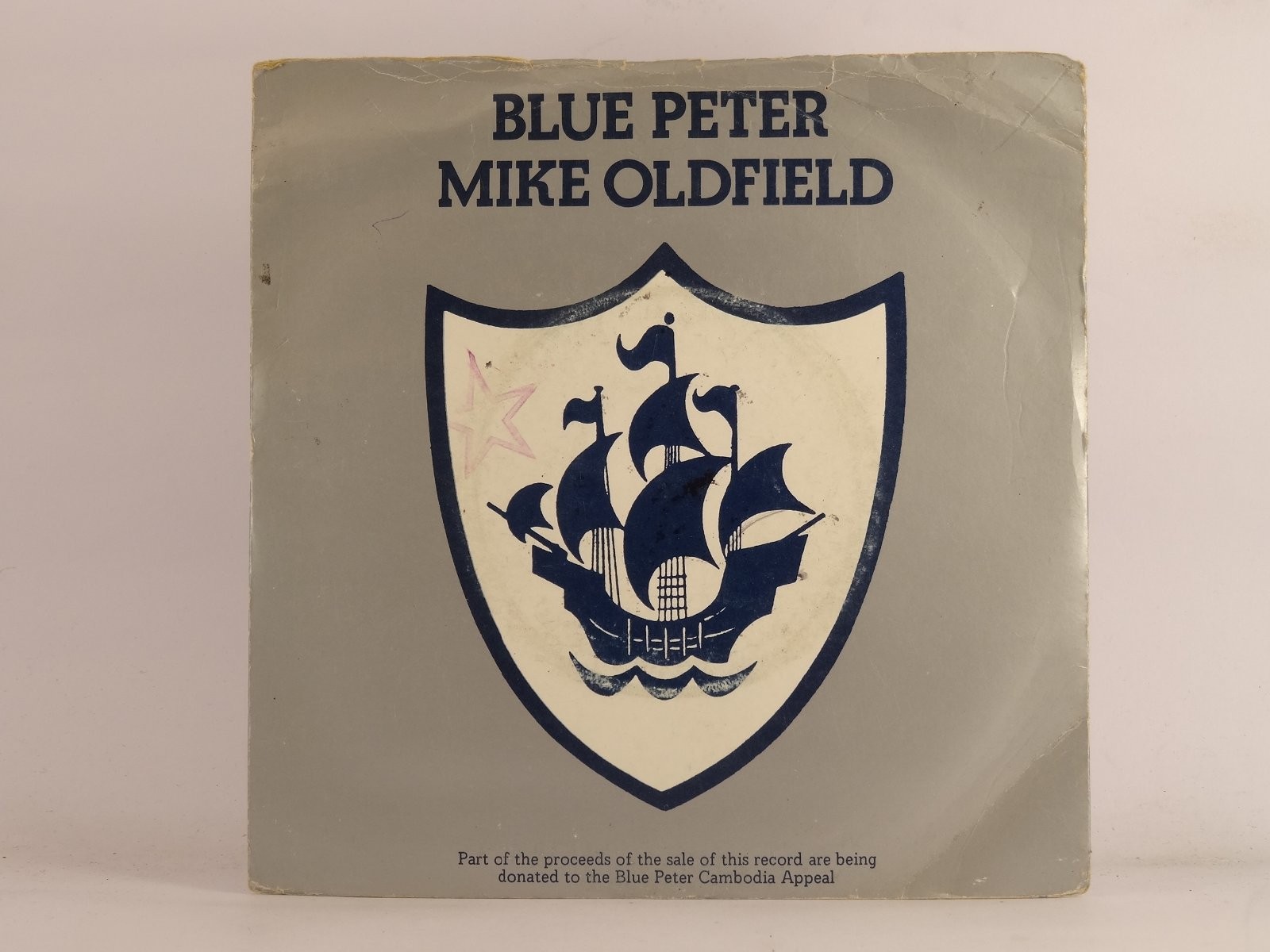 MIKE OLDFIELD BLUE PETER (93) 2 Track 7" Single including Picture Sleeve VIRGIN