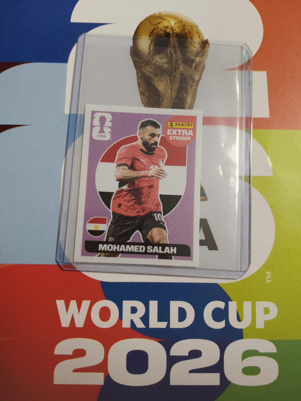 Panini world cup 2026 extra sticker base Mohammed salah