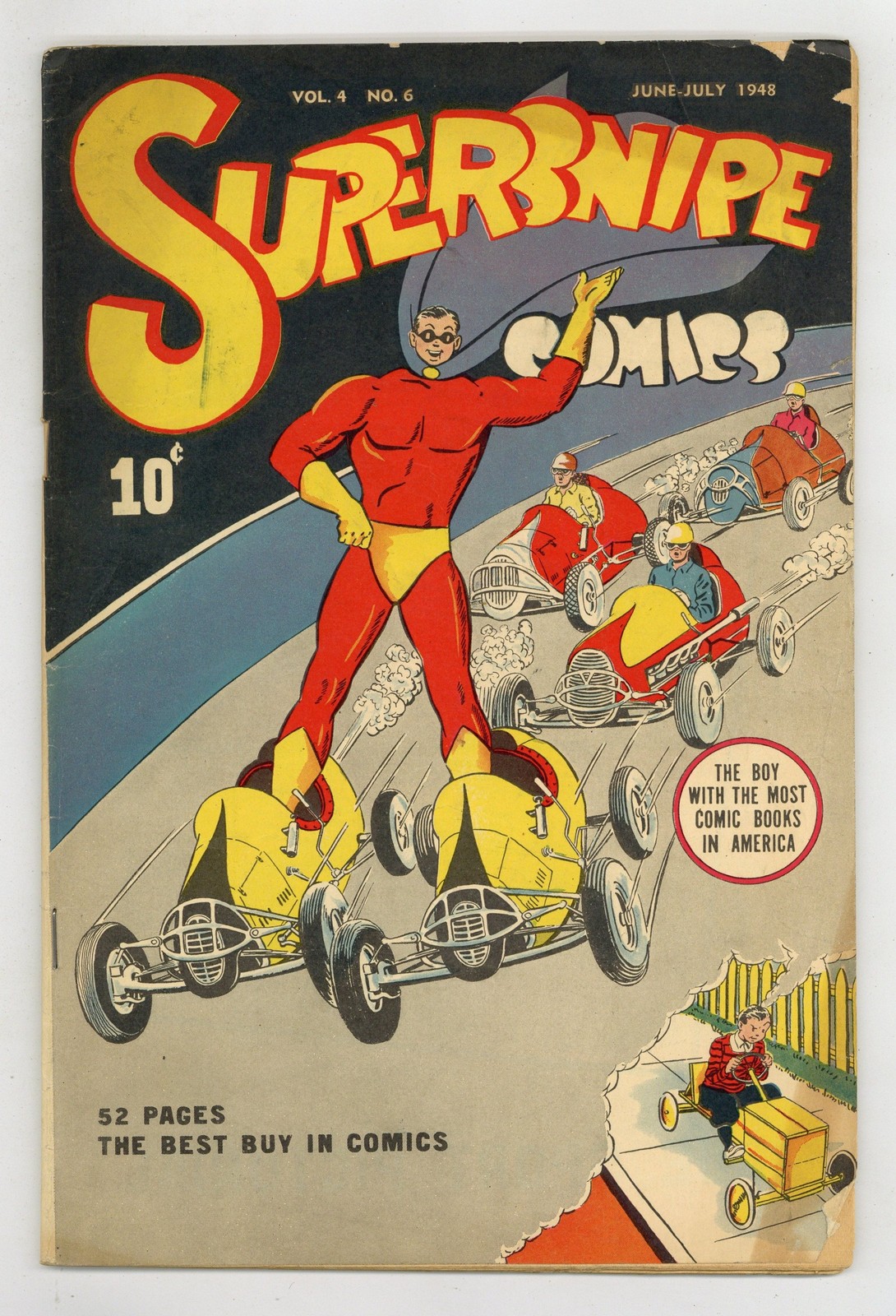 Supersnipe Comics Vol. 4 #6 VG 4.0 1947