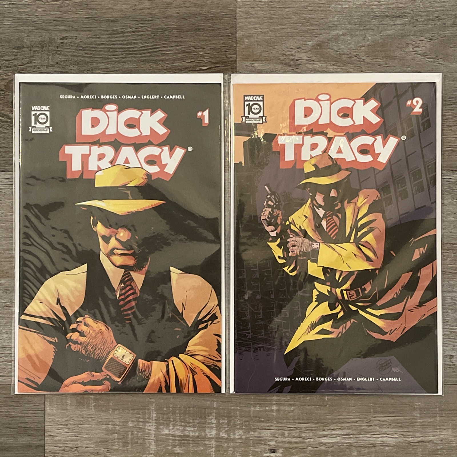 Dick Tracy Comic Lot(x2) #1 & #2 B&B ~MAD Cave Studios 2024~ FAST SHIPPING!