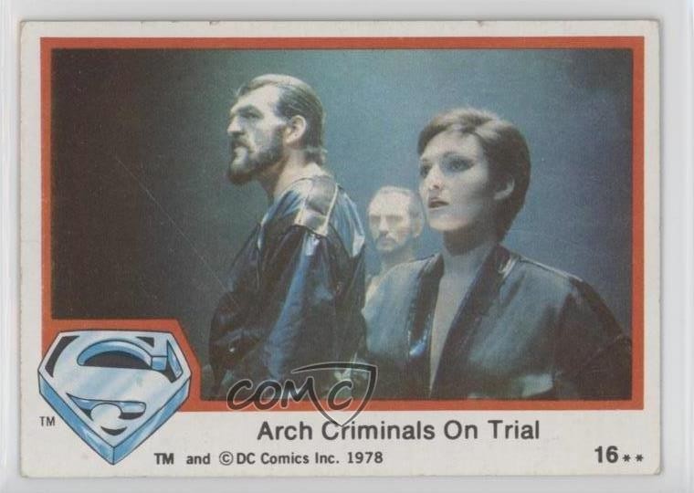 1978 Topps Superman The Movie Arch Criminals on Trial #16 05v0