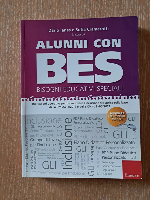 Libro " Alunni con BES" di D. Ianes e S. Cramerotti