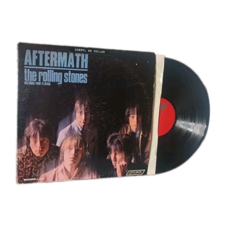 The Rolling Stones Aftermath LP 1966 London LL 3476 Mono Red Label Vinyl Record
