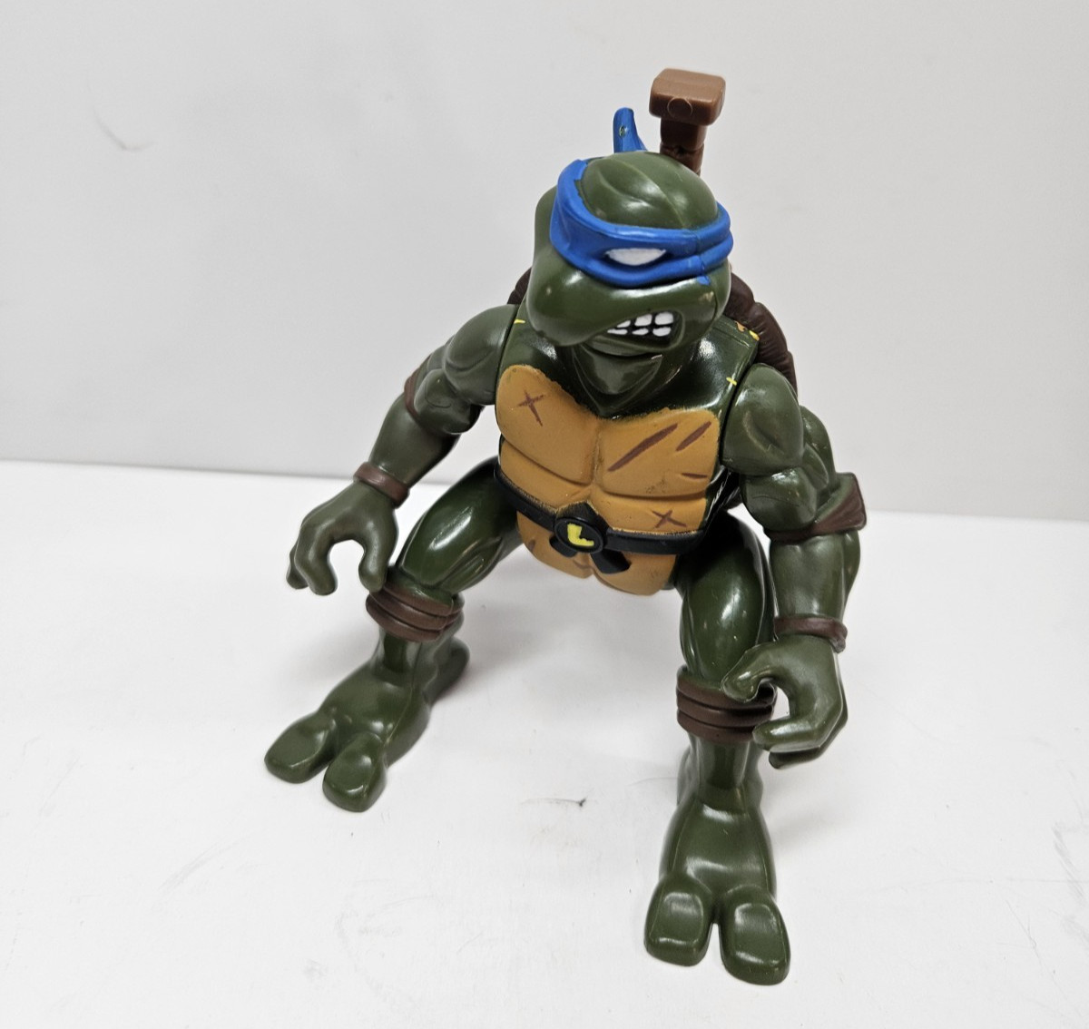Vintage 1993 TMNT Somersault Samurai Leo Leonardo Ninja Action Playmates Figure