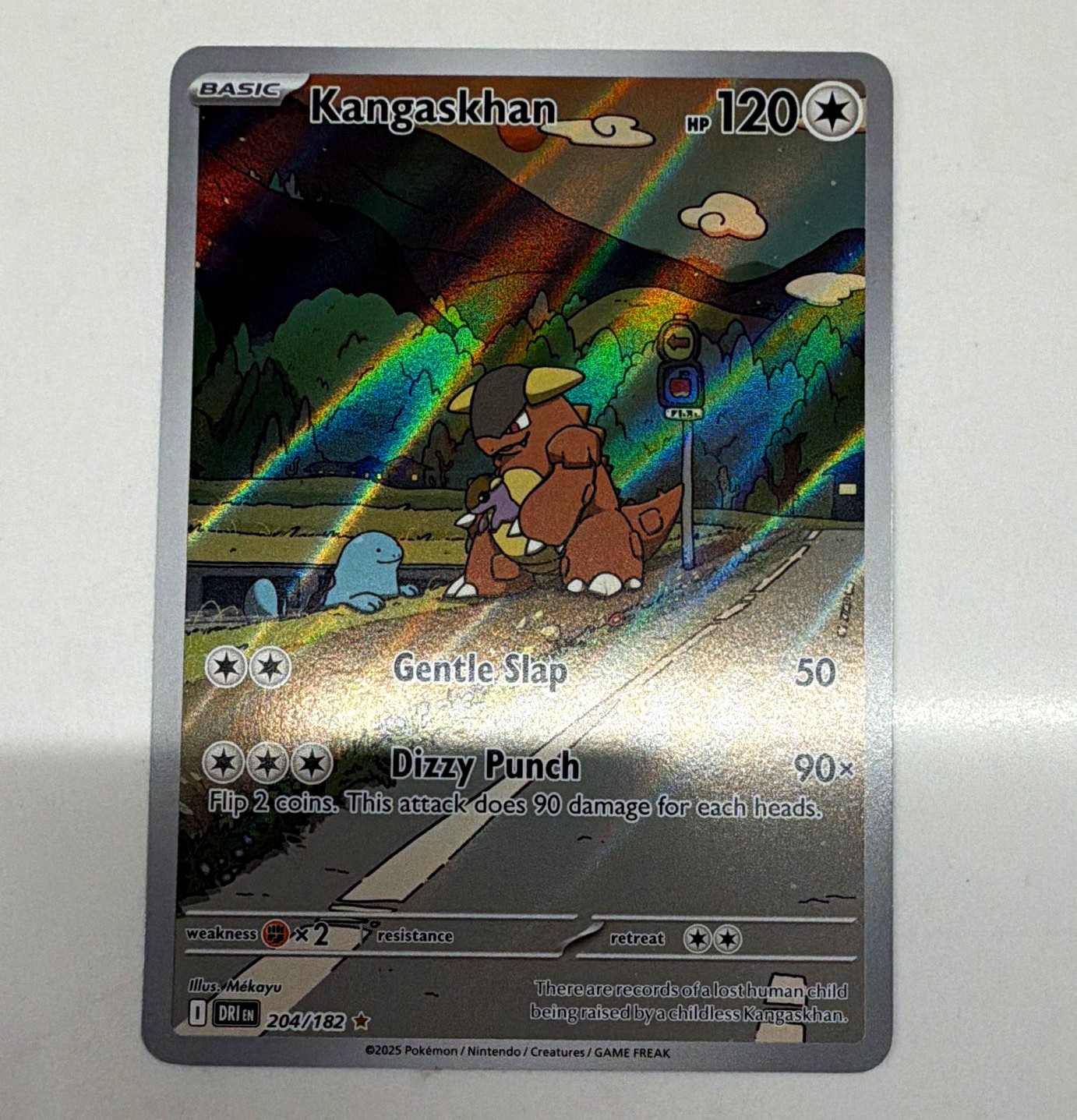 Nintendo Kangaskhan 204/182 Destined Rivals Holo Illustration Rare EN 120HP