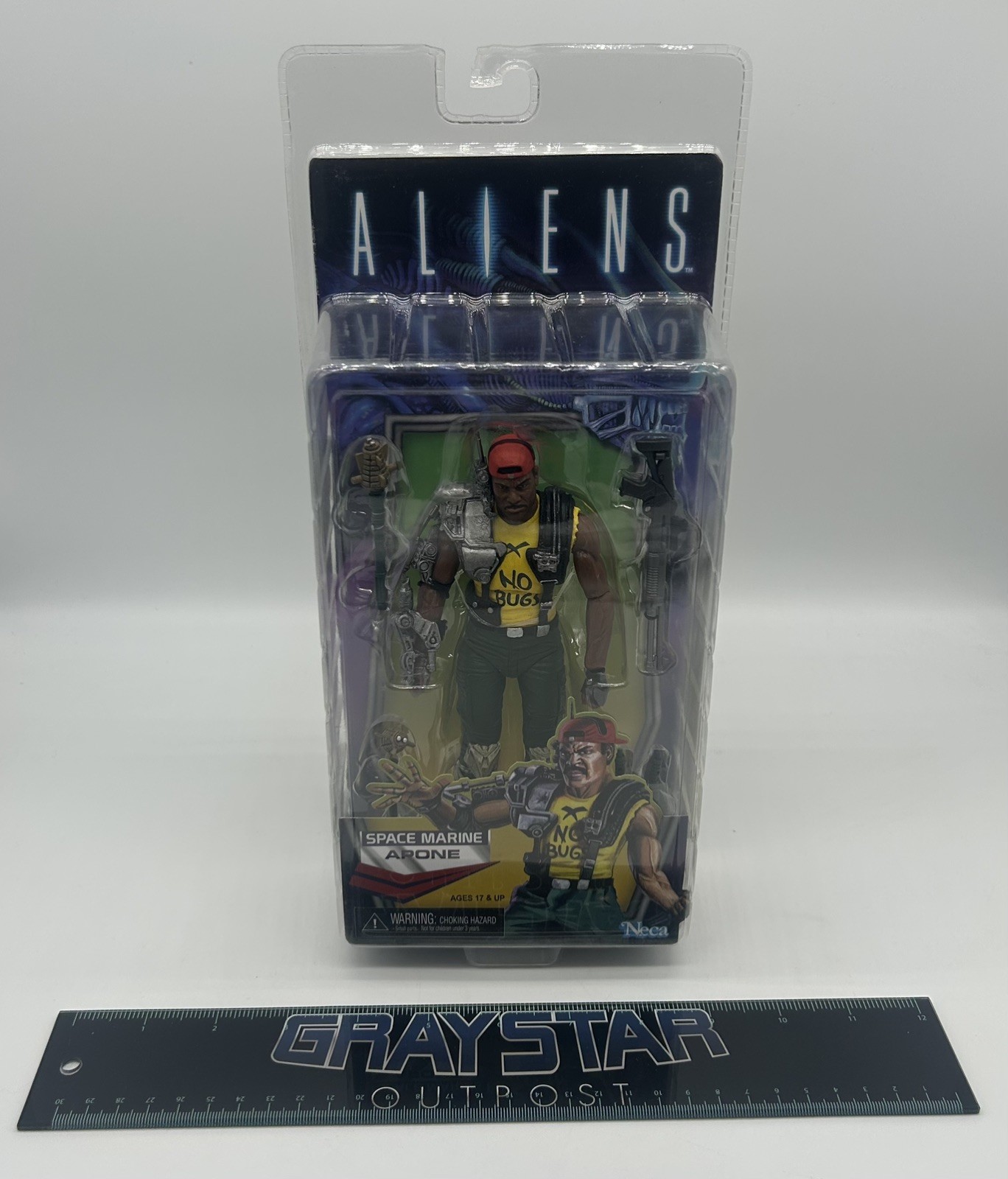 NECA ALIENS: Sgt Apone 7" Kenner Retro Action Figure BRAND NEW Space Marine