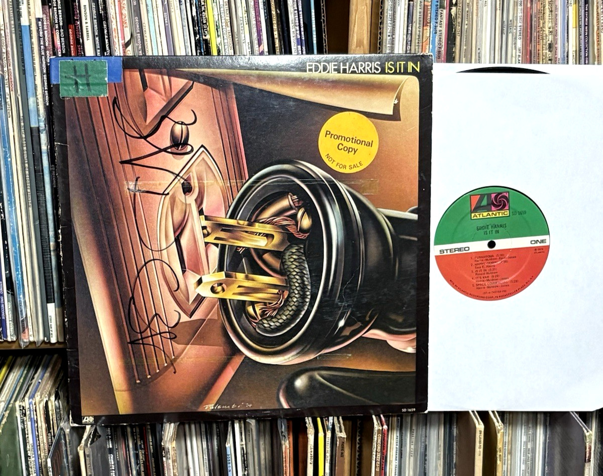 Eddie Harris "Is It In" 1974 Atlantic LP (1st press/15000+ feed/1-day ship/VPI)