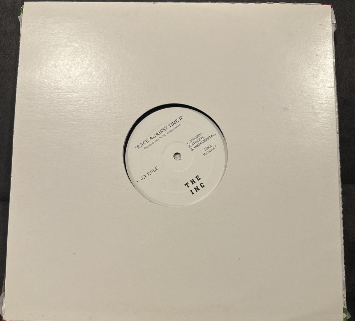 Ja Rule – Race Against Time II / Ni**as & Bitches [2003, US, 12", Vinyl]