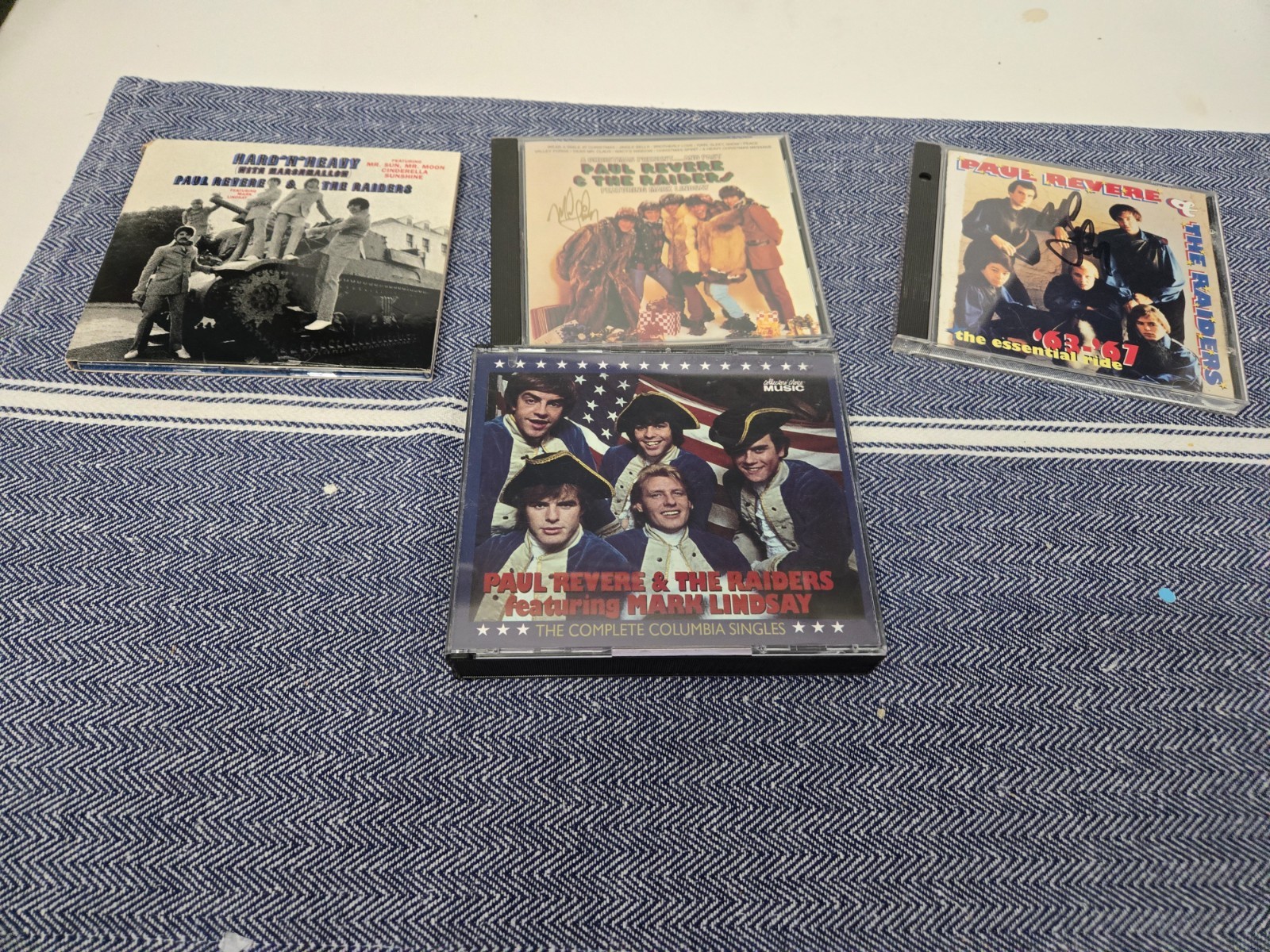 Lot of 4 Paul Revere and the Raiders CDs 