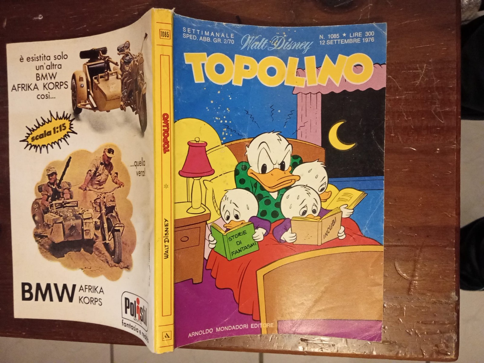TOPOLINO LIBRETTO N 1085 1976 CON BOLLINO BUONE CONDIZIONI