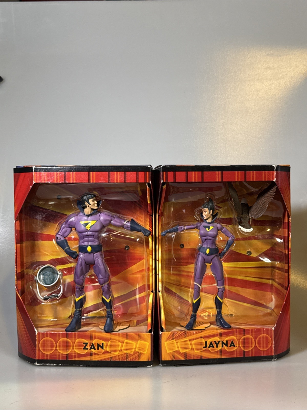 Wonder Twins Zan Jayne 2009 San Diego Comic Con action figure Mattel DC WB