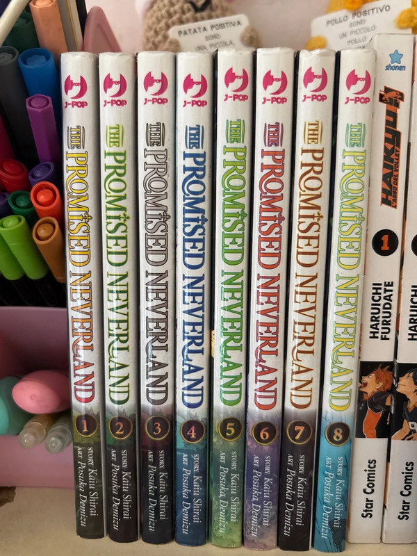 The Promised Neverland: primi 8 manga volumi