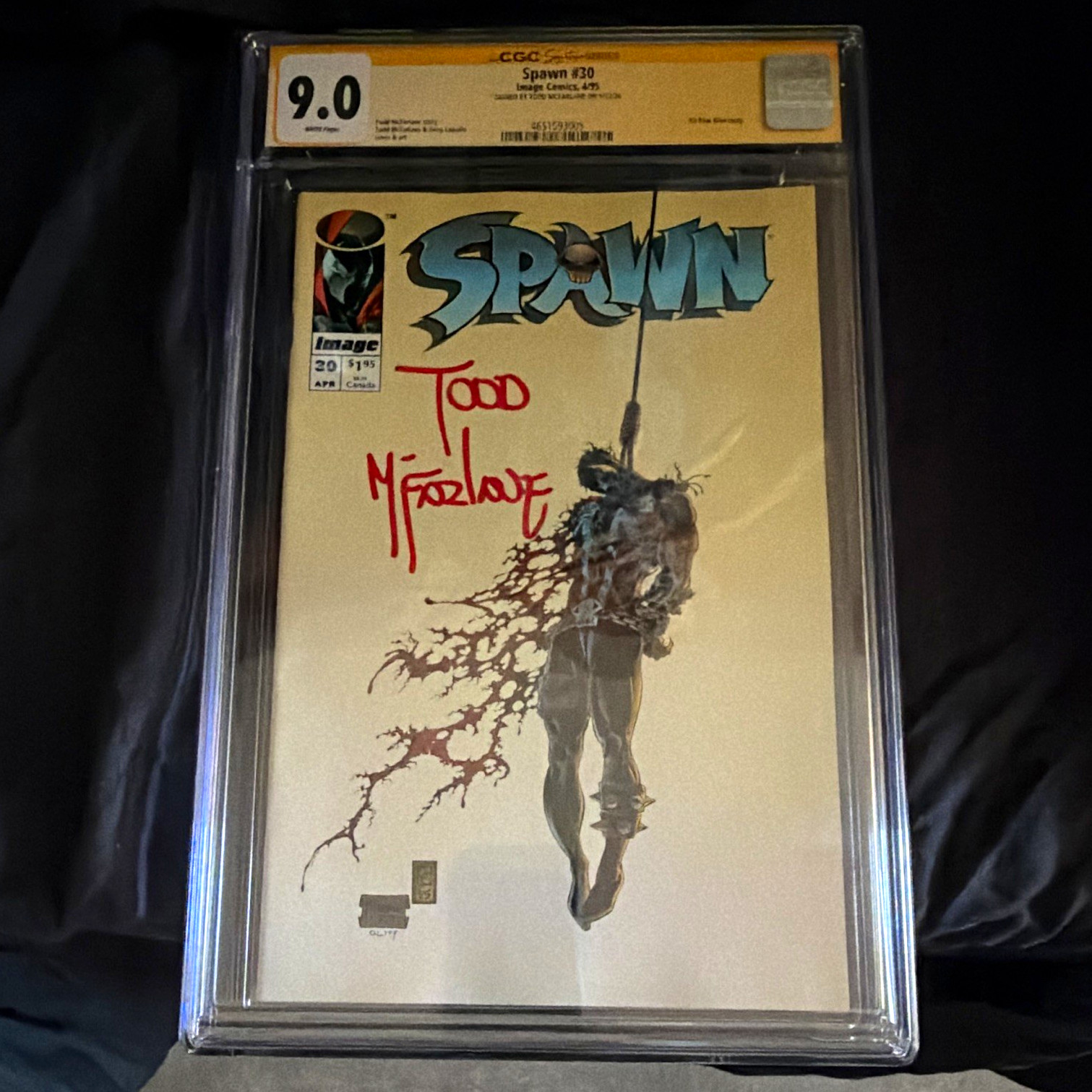 Spawn #30 Image Comics (1995) CGC 9.0 Signature Series Signed McFarlane