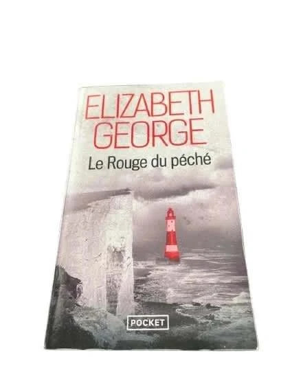 Roman policier poche – Elizabeth George – Le Rouge du péché – Très bon état