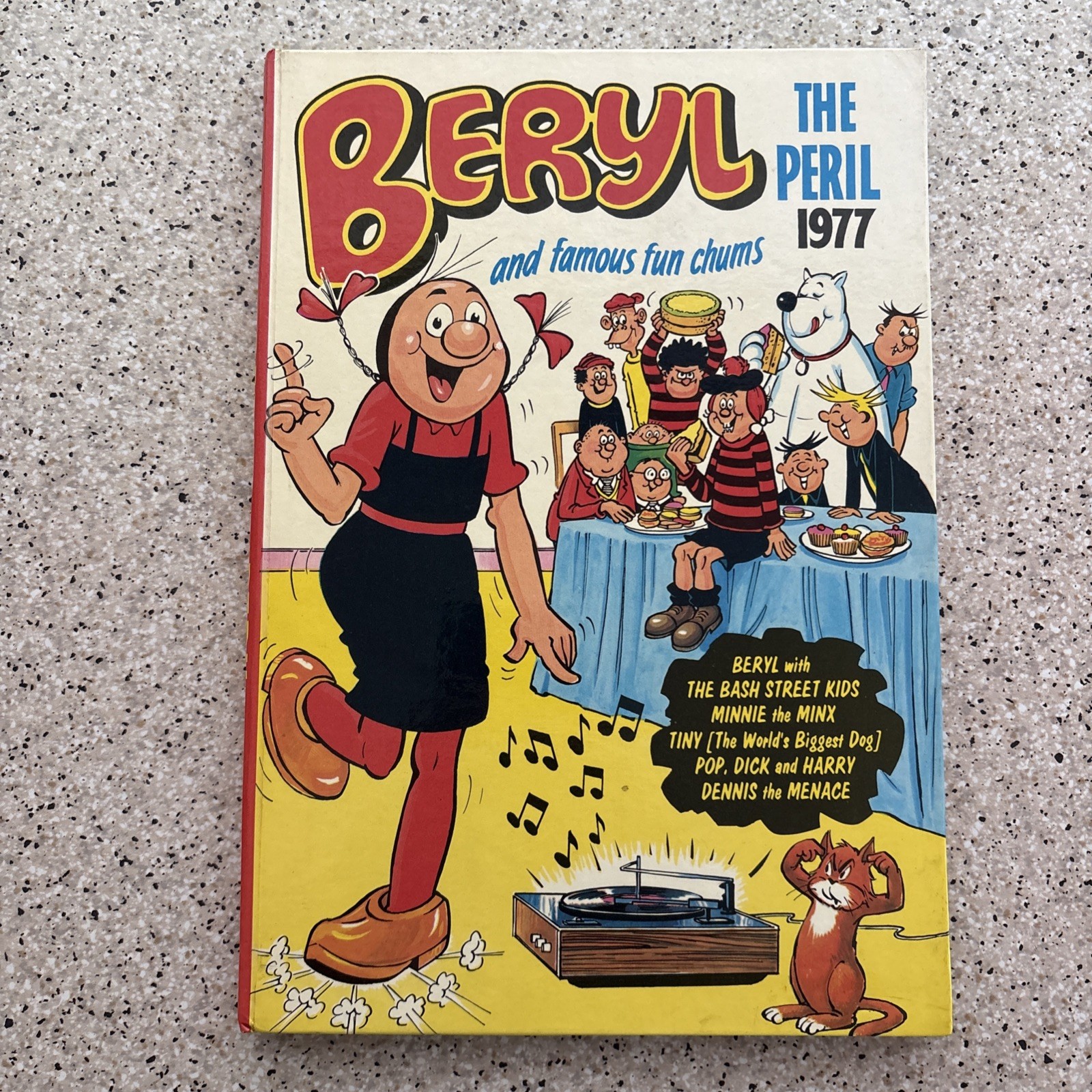 Vintage Beryl The Peril Famous Fun Chums 1977 Hardback Annual Beano Comic Book