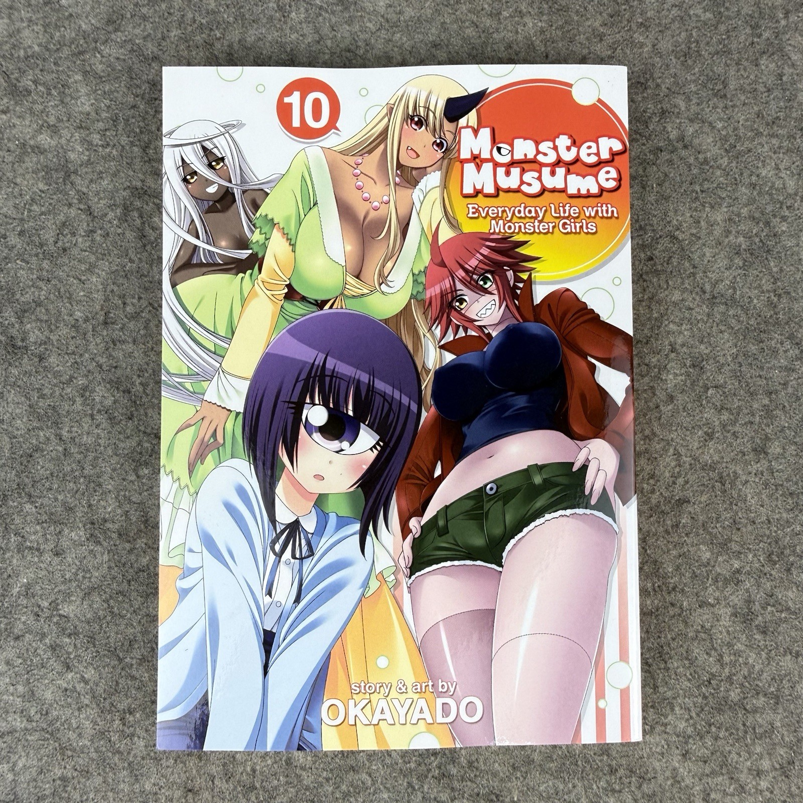 Monster Musume Volume 10 Manga Okayado Seven Seas Ecchi prima stampa inglese