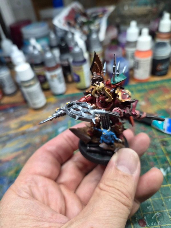 Chaos sorceror in terminator army,40k
