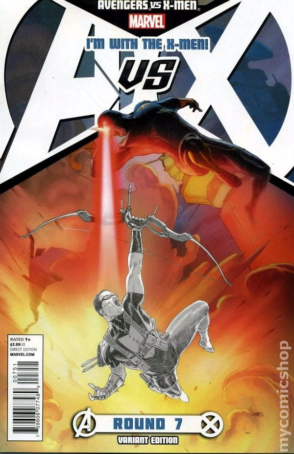 Avengers vs. X-Men #7F Ribic X-Men variante squadra quasi nuovo 2012 immagine stock