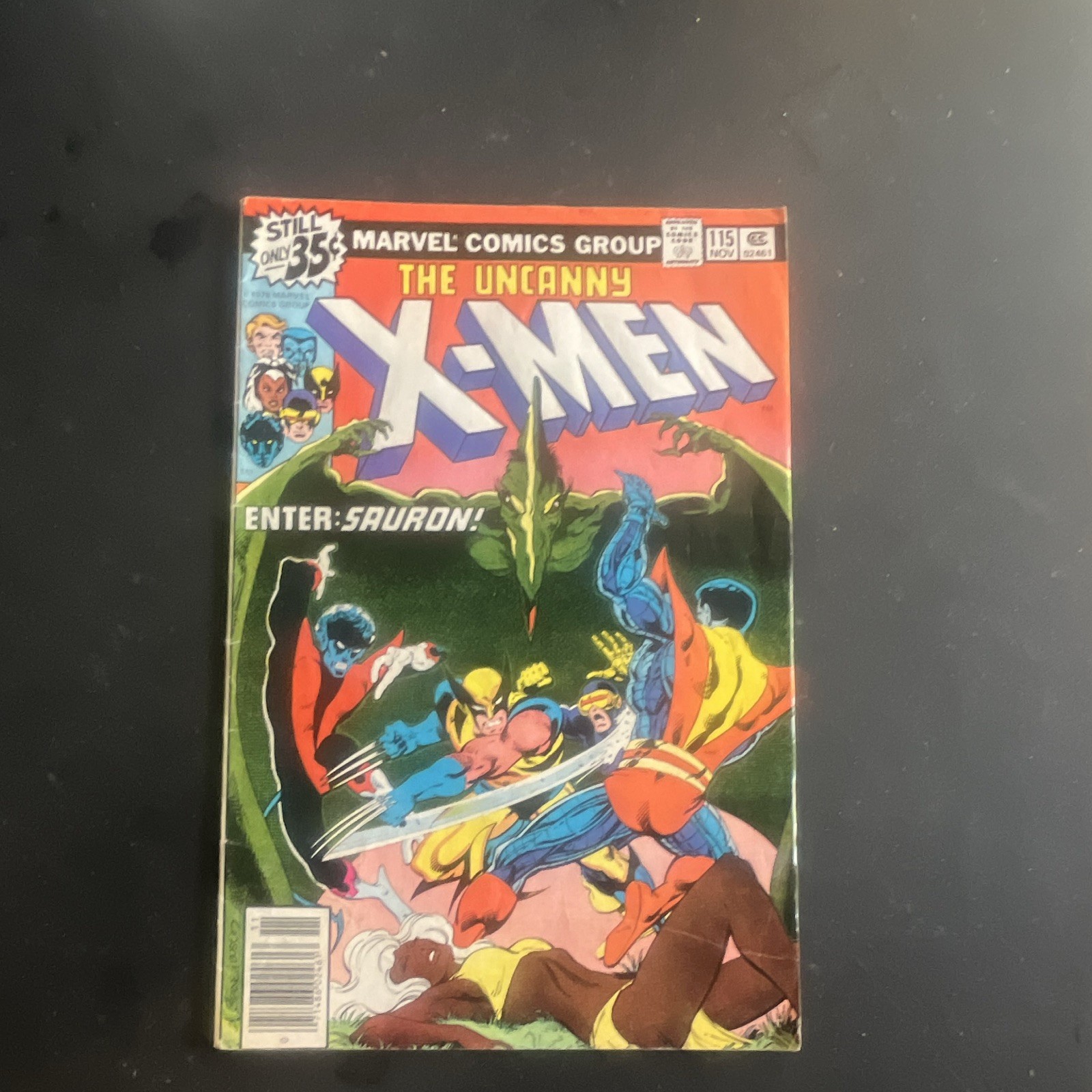 Marvel Comics Group Uncanny X-Men #115 1978 Claremont Cockrum Newsstand Sauron