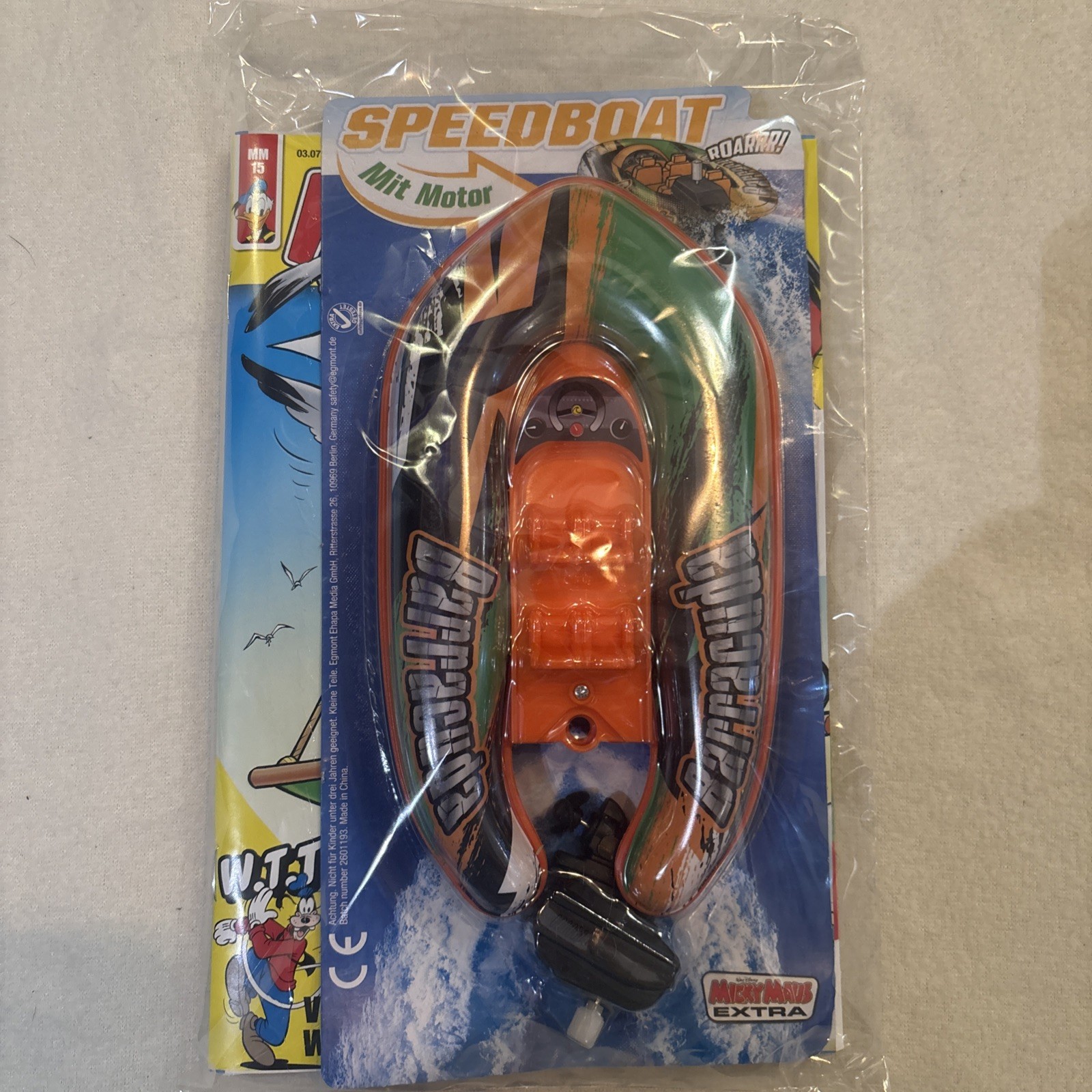 Topolino 2 riviste 15/2026 NUOVE e mai lette| CONFEZIONE ORIGINALE Extra Speedboat Comics