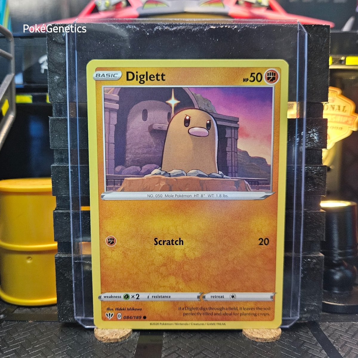 Diglett Darkness Ablaze Pokémon TCG 084/189 Spada e Scudo SWSH03 Comune