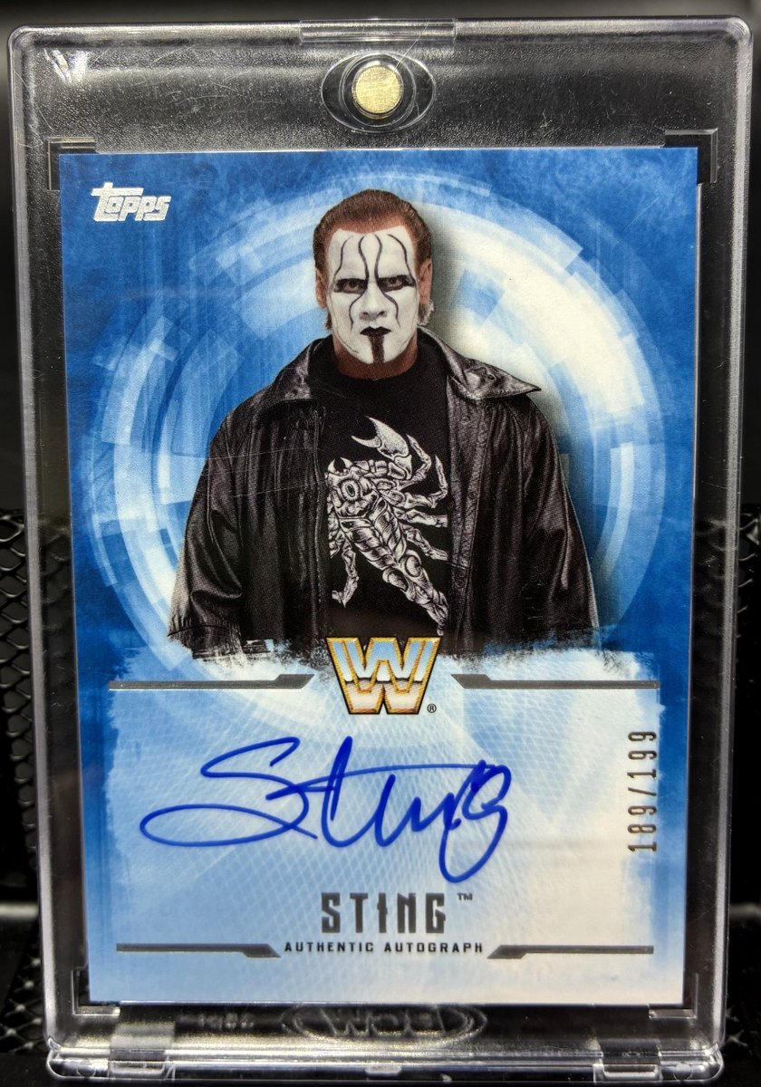 2017 Topps WWE Undisputed Sting #UA-S Autographed Card 189/199