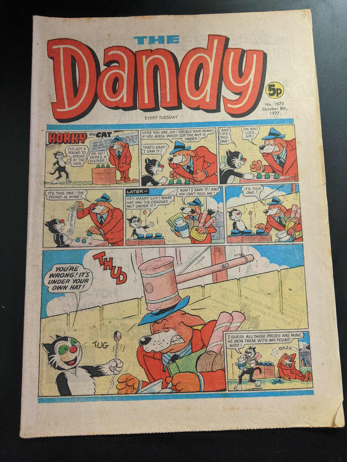 Dandy Comic No 1872 October 8th 1977.