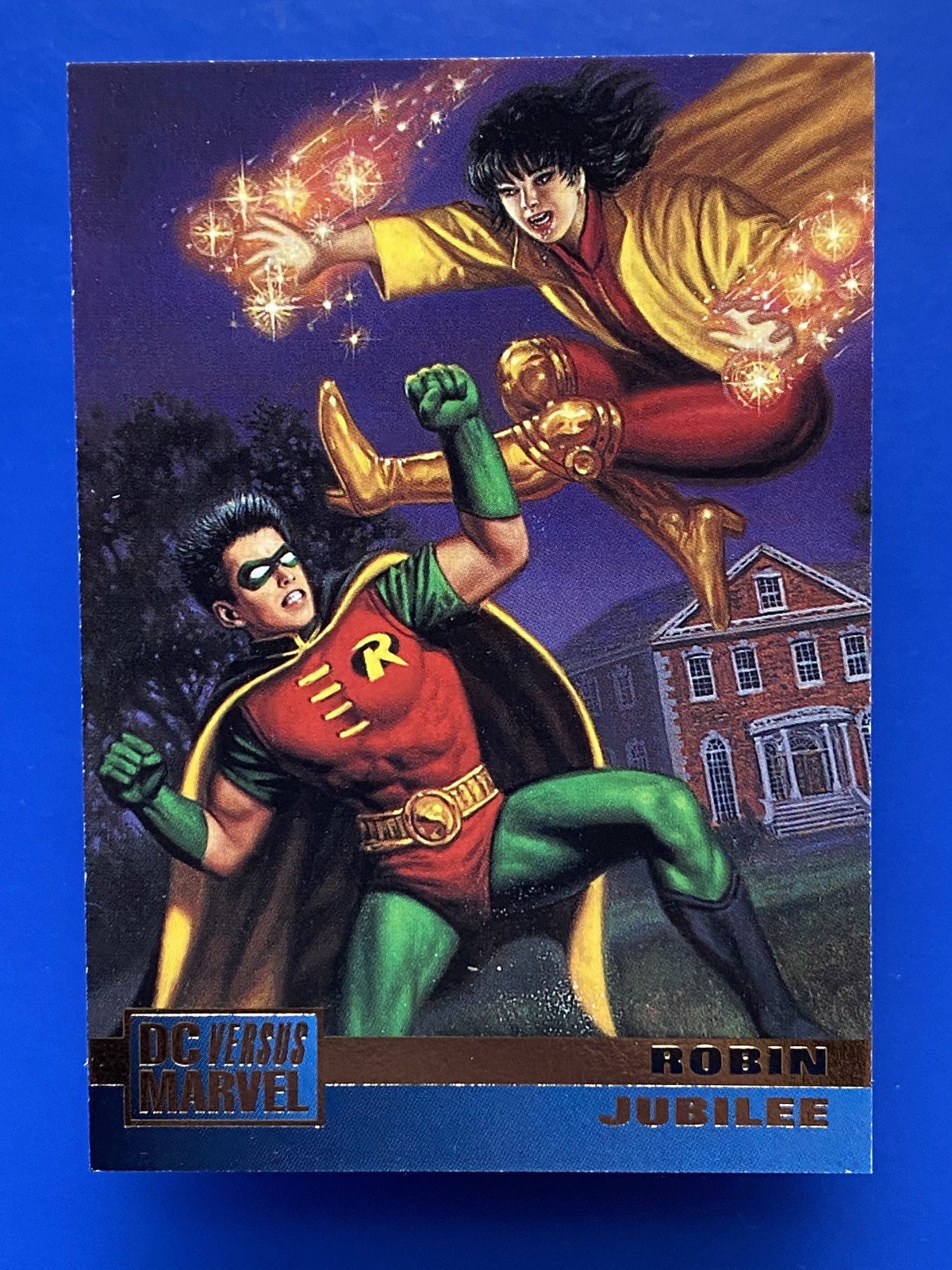 Robin Jubilee 1995 Fleer DC Versus Marvel Comics #64 Rival