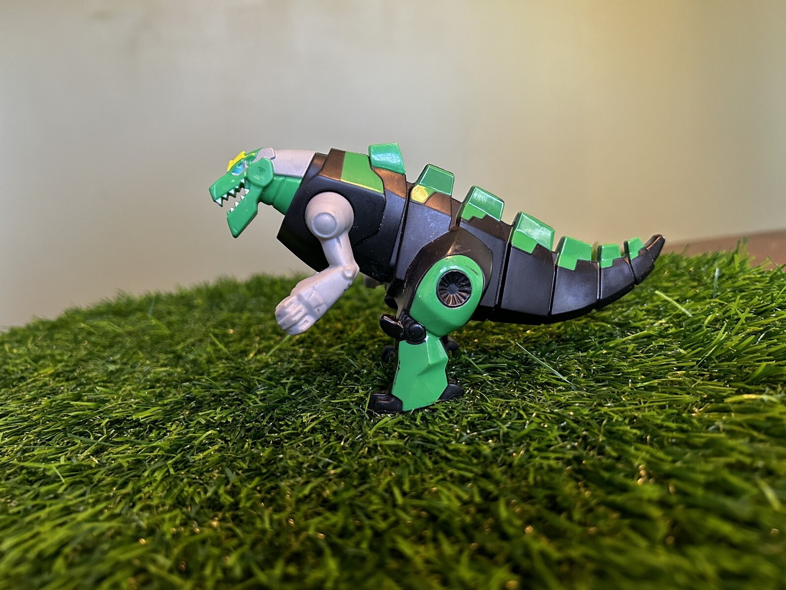 Transformers Robots In Disguise Grimlock Warrior Class 2015 Green Version Figure
