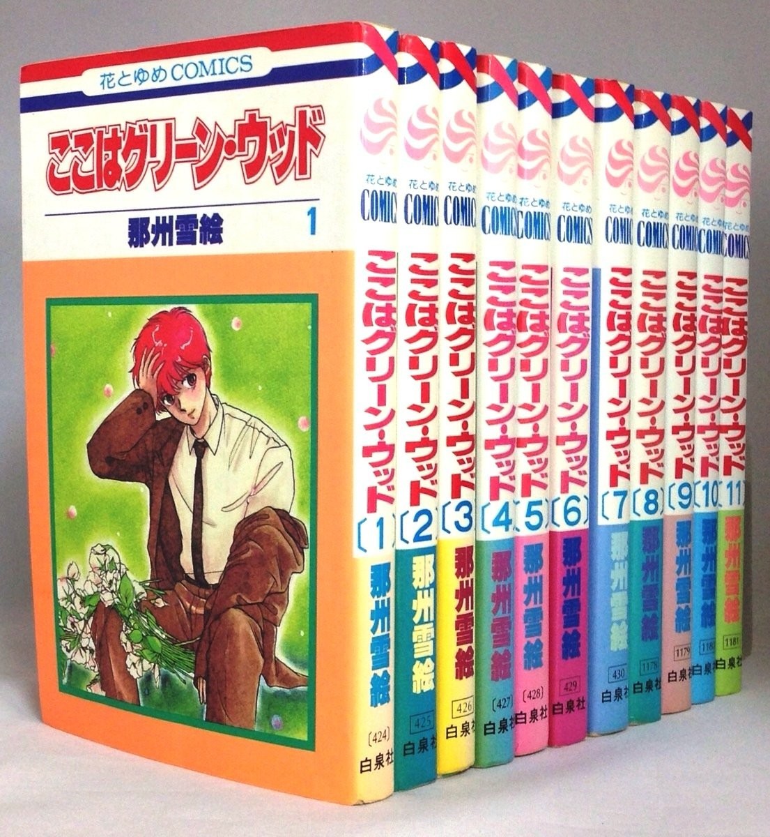 Hakusensha Here is Green Wood Comic Set Hana to Yume COMICS Marketplace Koko wa