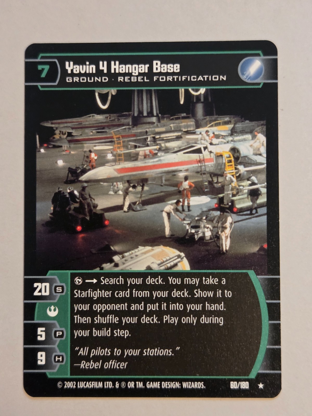Star Wars TCG Yavin 4 Hangar Base - WotC A New Hope - Rare 60/180 - M/NM