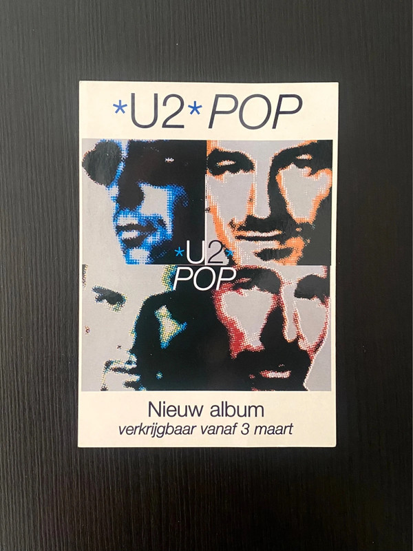 U2 Pop Post Card