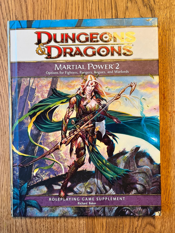 Dungeons & Dragons Martial Power 2 4th Ed