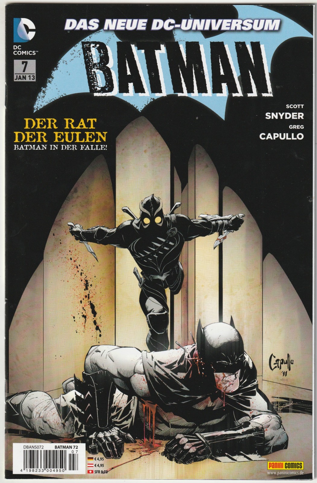 ✪ BATMAN #7 Il Consiglio dei Gufi, Panini/DC Comics 2013 COMICHEFT NUOVO OTTIMO Z0-1