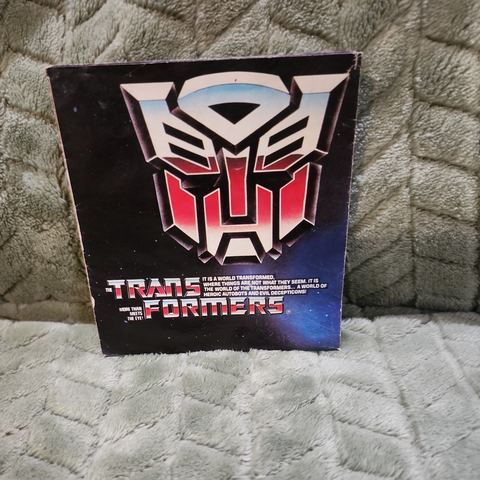 Transformers G1 1985 Catalogo Cartella Brochure Inserto Scatola Documenti