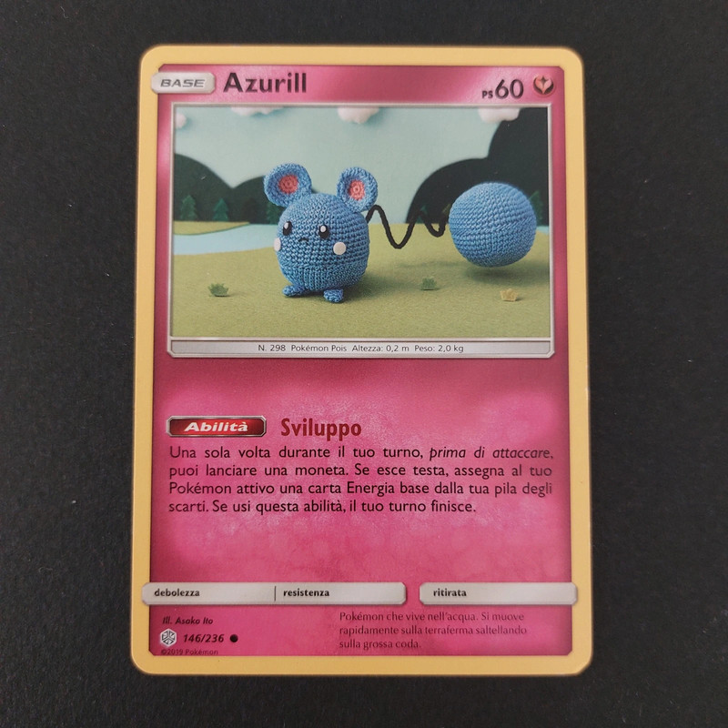 Azurill 146/236 | Pokémon Eclissi Cosmica ITA Near Mint