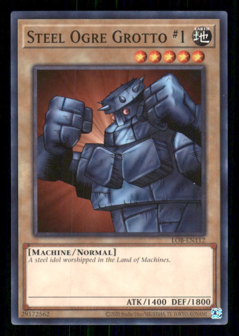 Steel Ogre Grotto #1 LOB-EN112 (Edizione 25° Anniversario) Yu-Gi-Oh Unlimited NM