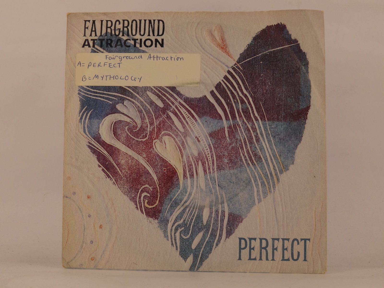FAIRGROUND ATTRACTION PERFECT  (97) 2 Track 7" Single including Picture Sleeve B