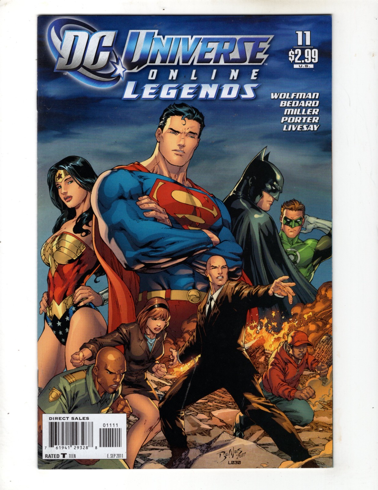 DC UNIVERSE ONLINE LEGENDS #11 (VF-NM) 2011 DC COMICS