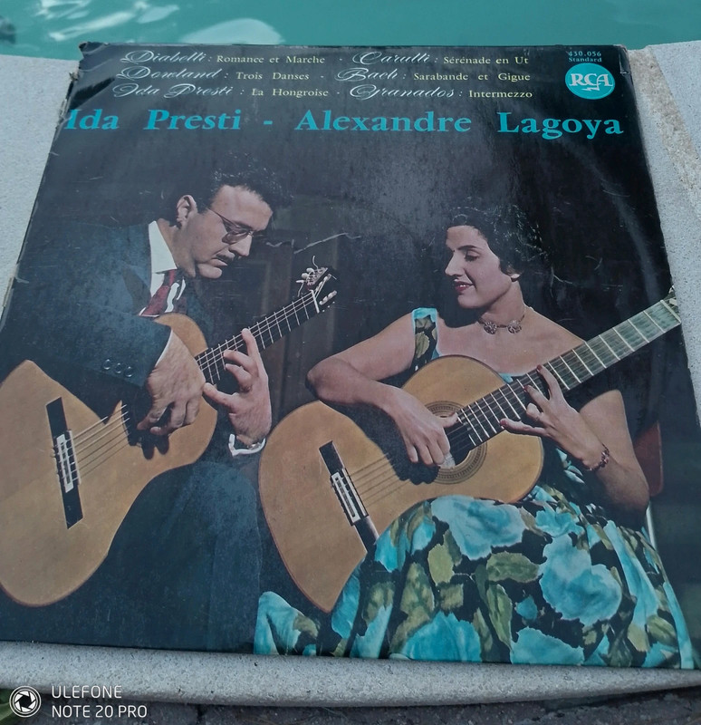 Vinyle 33 tours Ida Presti Alexandre Lagoya
