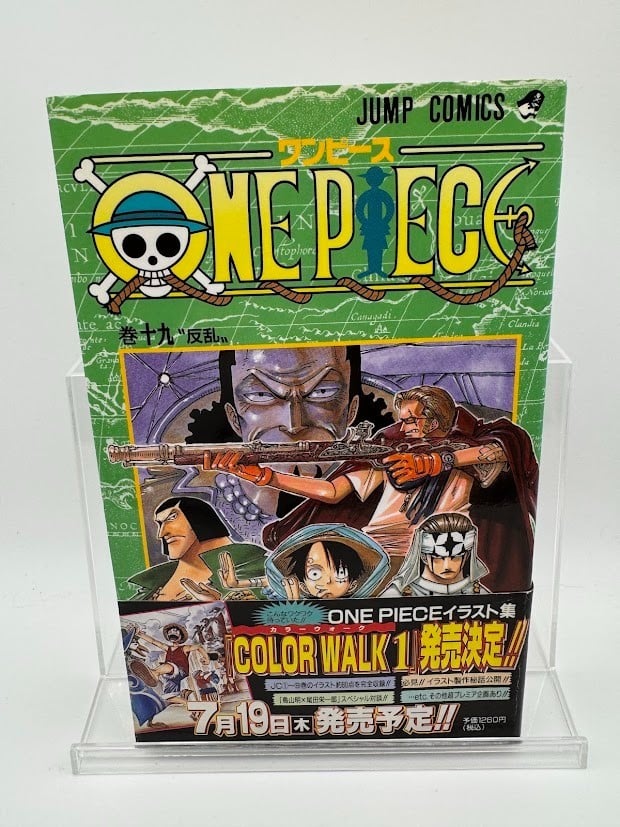 One Piece Vol.19 Prima Stampa con Obi Manga Fumetto Giapponese 2001 Eiichiro Oda
