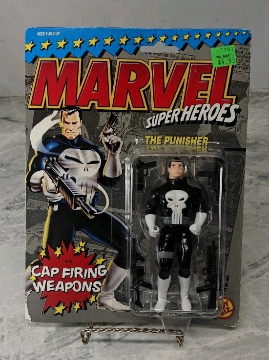 Marvel Super Heroes The Punisher Toy Biz No. 4806 Action Figure NEW SEALED