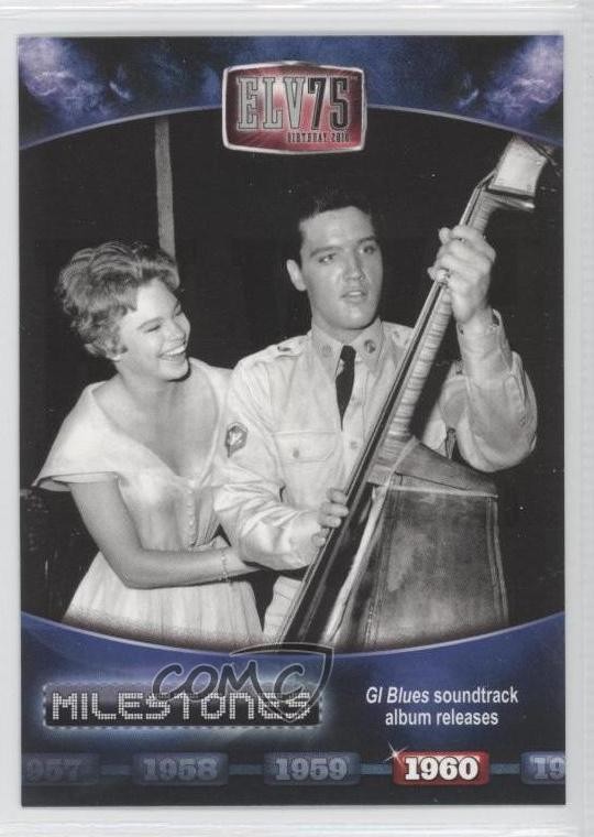 2010 Press Pass Milestones 75° compleanno Foil Elvis Presley #33 0b6
