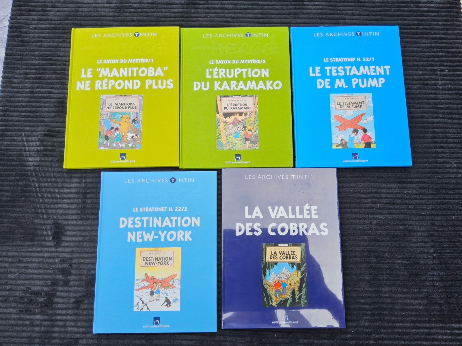 Jo, Zette et Jocko - Lot de 5 albums - Neuf - Les archives Tintin