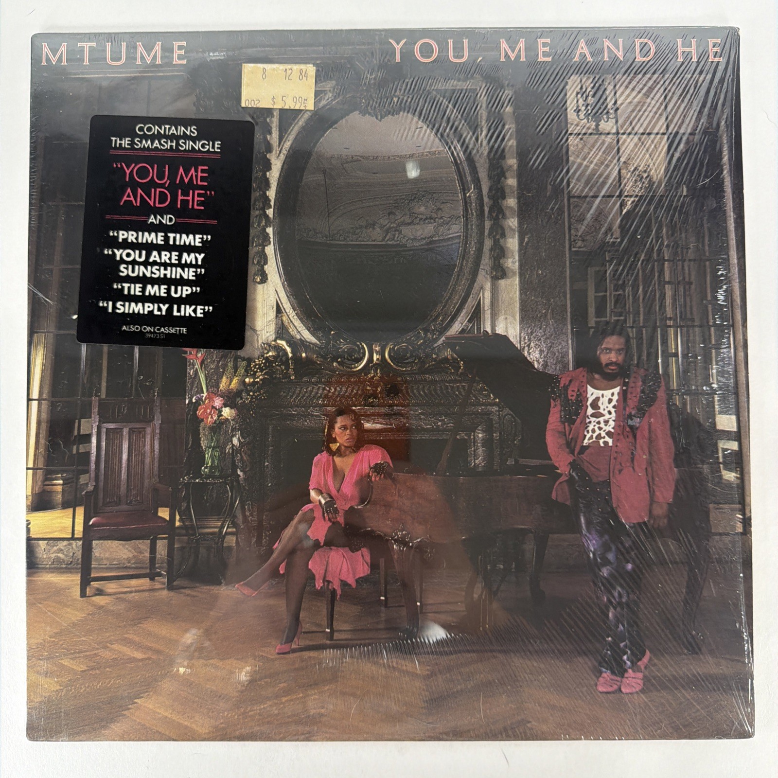 MTUME*YOU ME AND HE*VINYL LP RECORD EPIC RECORDS FE 39473 1984 Hype!! NM!
