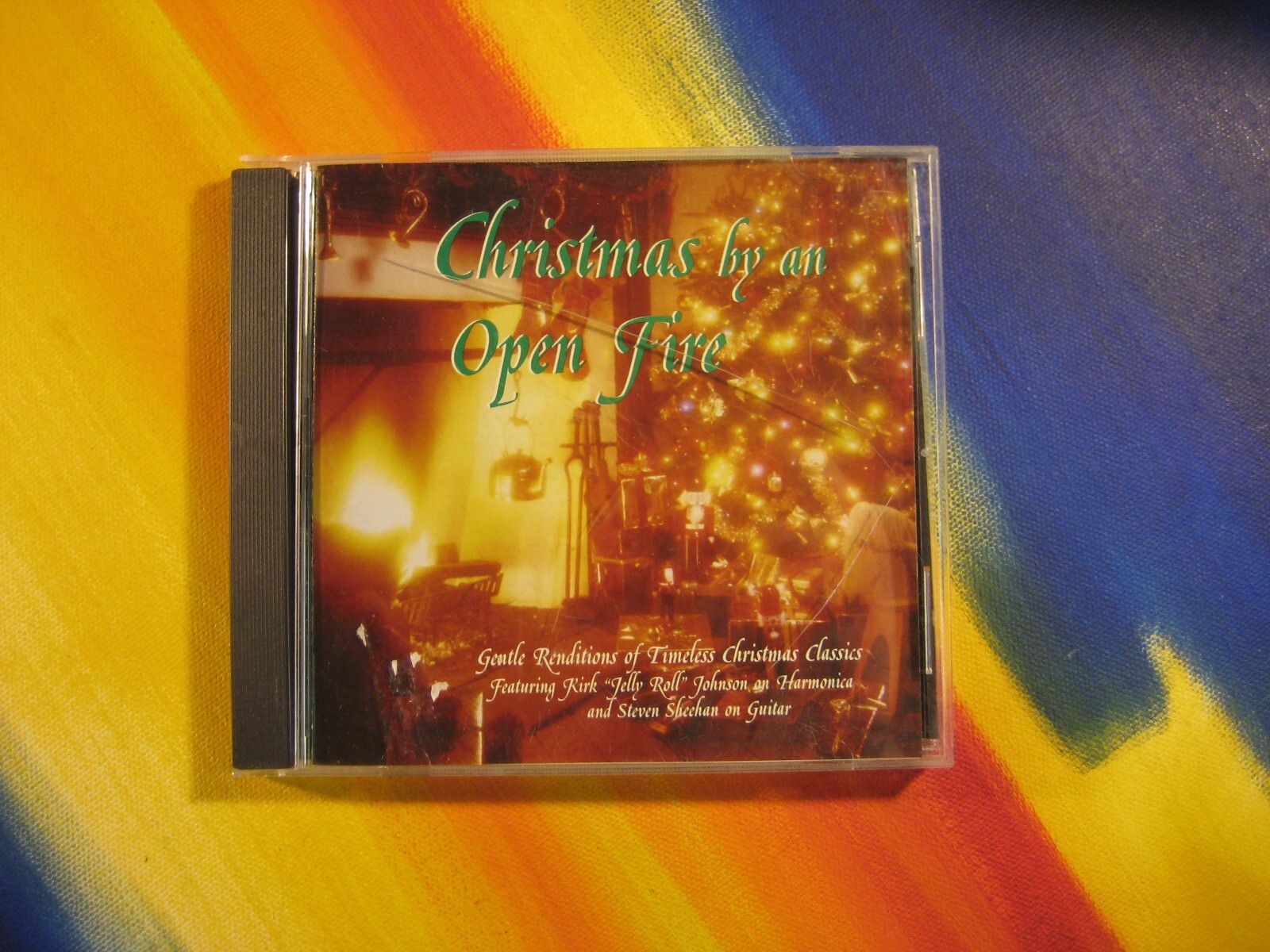 Christmas by an Open Fire Guitar & Harmonica Country Music Holiday CD Album