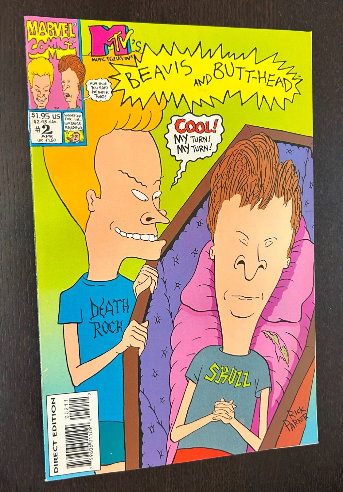 BEAVIS AND BUTTHEAD #2 (Marvel Comics 1994) -- VF/NM