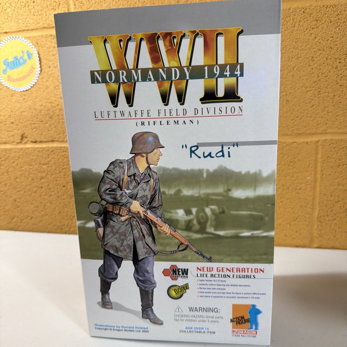 Figurina 1/6 WWII Luftwaffe Field Division Rudi Normandy 1944