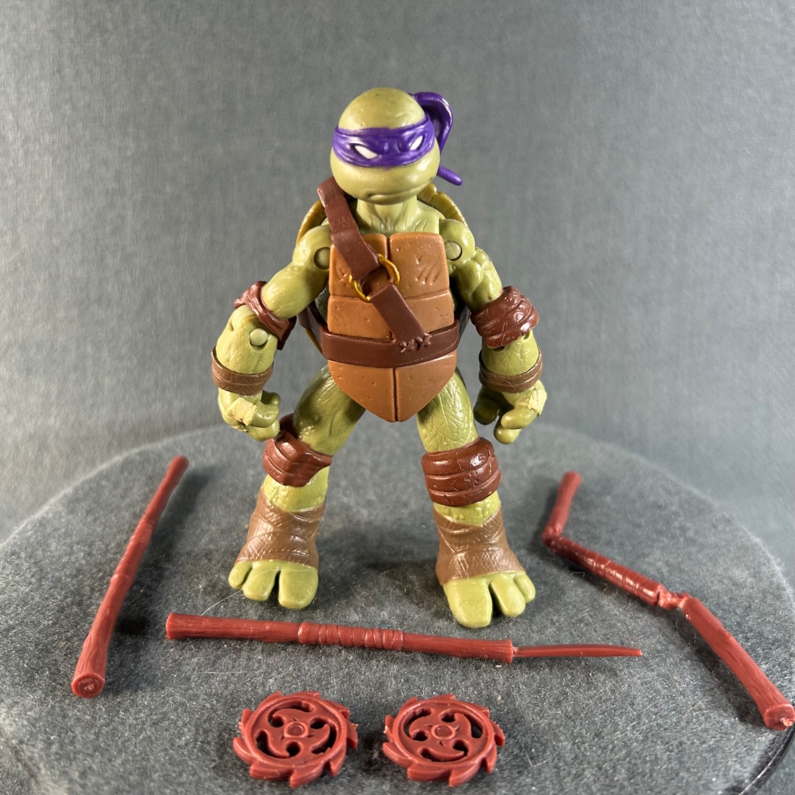 Teenage Mutant Ninja Turtles Donatello Figura Armi 2012 Playmates Giocattoli