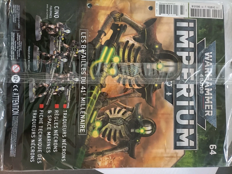 Hachette collection numéro 64 traqueur necron